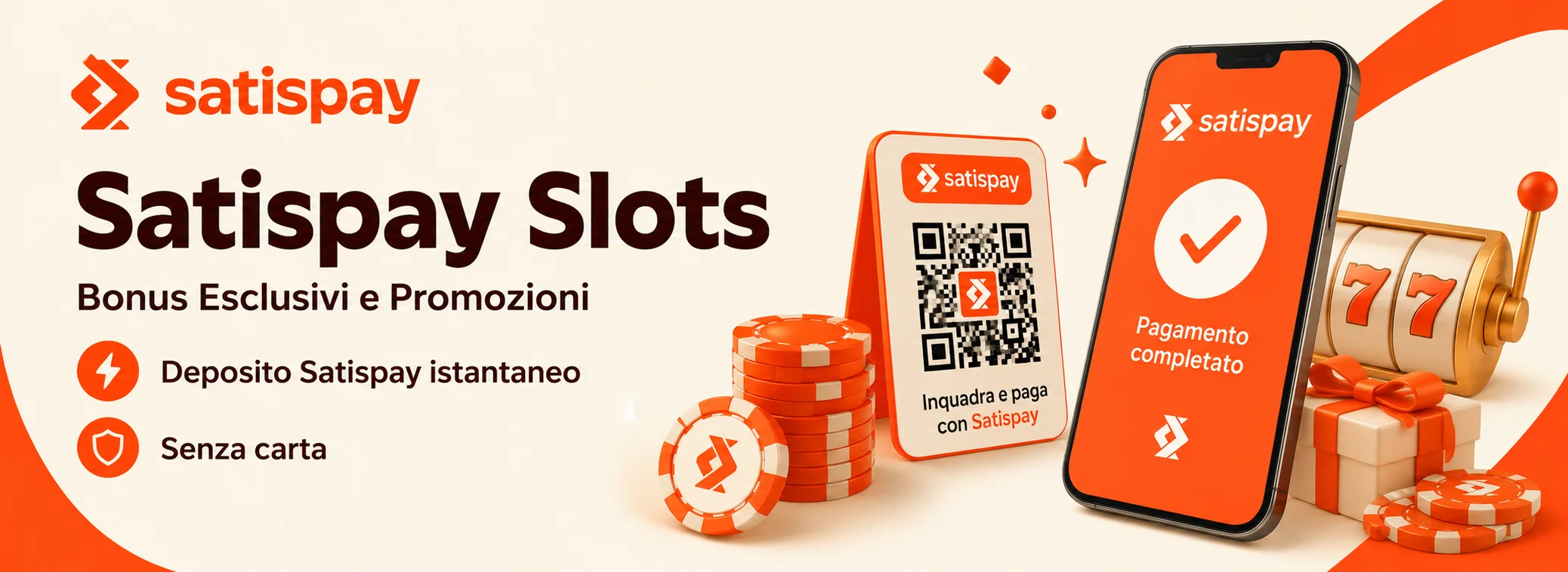 Il bonus di benvenuto di Satispay Slots: 100% fino a 500 € e 100 giri gratis
